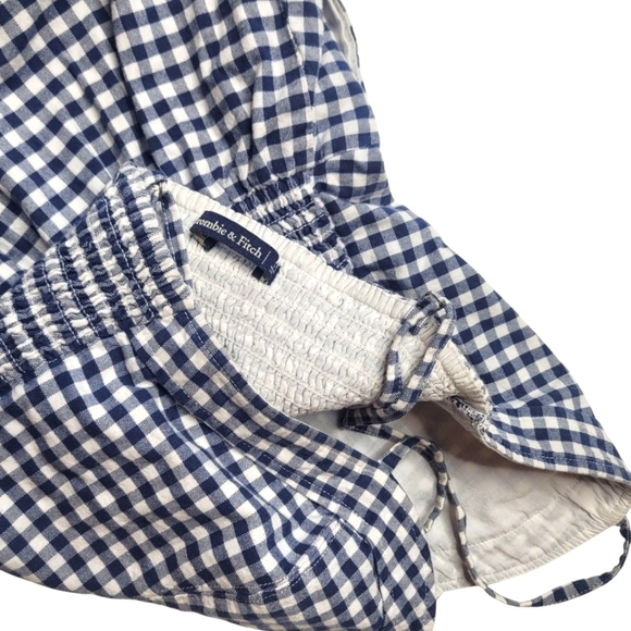 Abercrombie & Fitch Gingham Romper Small - Picture 5 of 5